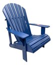 Ver imagem 1 de Cadeira Pavão Adirondack Jardim Externa Azul Del Rey Azul Del Rey
