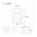 Ver imagem 7 de Tampa De Vaso Sanitário Poliéster Ibiza Pessego Incepa Clean