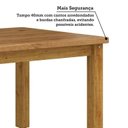 Ver imagem 7 de Conjunto Sala de Jantar Mesa 220cm Retangular e 8 Cadeiras 100% Madeira Maciça Creta Espresso Móveis Marrom/Nogueira