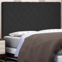 Ver imagem 2 de Cabeceira King 1,95m Esmeralda Suede - Pallazio - Preto