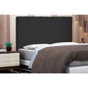 Ver imagem 3 de Cabeceira King 1,95m Esmeralda Suede - Pallazio - Preto