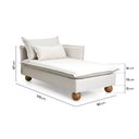 Ver imagem 6 de Sofá Modular 2 Lugares com Chaise e Pé Bolinha Sôma CabeCasa MadeiraOriginals