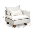 Ver imagem 7 de Sofá Modular 2 Lugares com Chaise e Pé Bolinha Sôma CabeCasa MadeiraOriginals