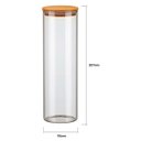 Ver imagem 5 de Potes Herméticos Porta-Mantimentos com Tampa de Bambu Electrolux - 4 unidades