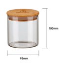 Ver imagem 2 de Potes Herméticos Porta-Mantimentos com Tampa de Bambu Electrolux - 4 unidades