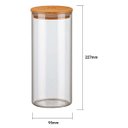 Ver imagem 4 de Potes Herméticos Porta-Mantimentos com Tampa de Bambu Electrolux - 4 unidades