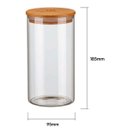 Ver imagem 3 de Potes Herméticos Porta-Mantimentos com Tampa de Bambu Electrolux - 4 unidades