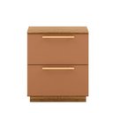 Ver imagem 1 de Mesa de Cabeceira Bernec 50cm Nature/caramelo - Sallar Home