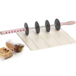 Rolo Para Cortar Massas 4 Lâminas Reguláveis Ibili - 2
