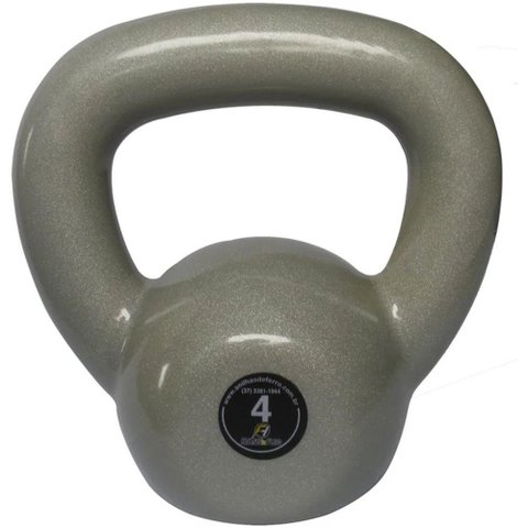 Kettlebell Emborrachado Treinamento Funcional Fitness 4,0 Kg