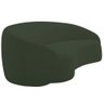Kit Sofá 3 Lugares 180cm e Poltrona Orgânica Luxo Recepção Amore Linho Verde - 12