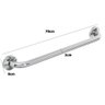 Alça Barra De Apoio 70 Cm Aço Inox Kit 2 Uni Segurança Acessibilidade Idoso Cadeirante Corrimao LEVA - 2
