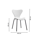 Ver imagem 4 de Kit 2 Cadeiras de Jantar Jacobsen Branca