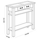 Ver imagem 3 de Rack para Sala Aparador Nemer W02 100cm Madeira com Cerâmica Imbuia Lyam Decor