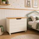 Ver imagem 2 de Baú Toy Matic Móveis Off White Freijó 51481 Quarto Infantil Bebe