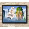 Quadro com Moldura Avatar: Aang e Bisão Appa - 1