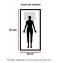Ver imagem 2 de Cama de Solteiro Marrocos de Madeira Maciça Angelim Pedra/tauari - Cor Mogno