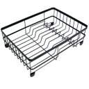 Ver imagem 2 de Escorredor de Louças 9 Pratos Preto Fosco Mor Compacto com Bandeja Porta Talher