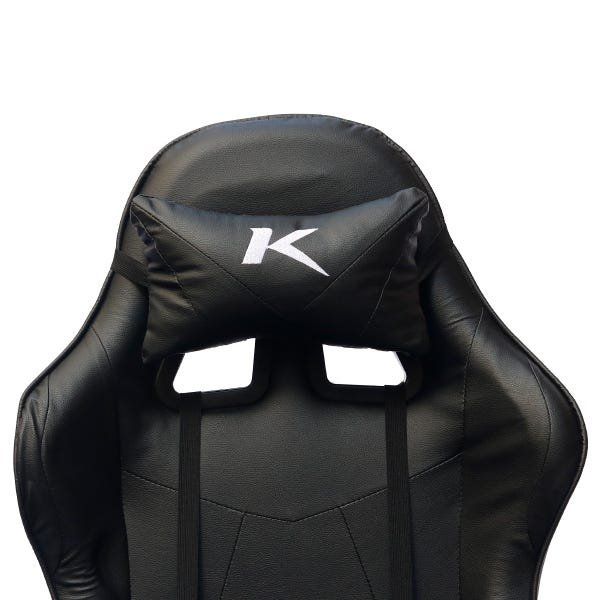 Cadeira Gamer Ktrok Proseat Giratória Retrátil - Preta - 5
