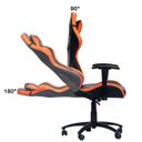 Ver imagem 2 de Cadeira Gamer Ktrok Ktrone Giratória Retrátil - Laranja