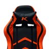 Cadeira Gamer Ktrok Ktrone Giratória Retrátil - Laranja - 5