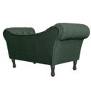 Ver imagem 3 de Recamier Divã Namoradeira Dubai Capitonê Suede Verde