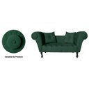 Ver imagem 5 de Recamier Divã Namoradeira Dubai Capitonê Suede Verde