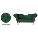 Ver imagem 4 de Recamier Divã Namoradeira Dubai Capitonê Suede Verde