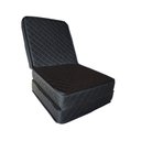 Ver imagem 1 de Puff Multiuso Solteiro Preto 3em1 D33 1,80x0,60x0,10