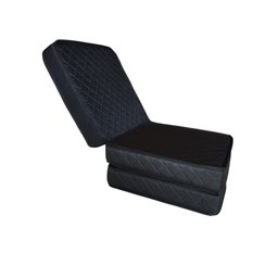 Puff Multiuso Solteiro Preto 3em1 D33 1,80x0,60x0,10 - 2