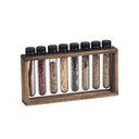 Ver imagem 1 de Porta Tempero de Madeira Pinus Horizontal com 8 Tubos - Stolf