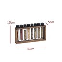 Ver imagem 2 de Porta Tempero de Madeira Pinus Horizontal com 8 Tubos - Stolf