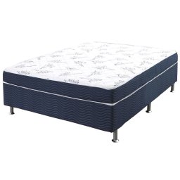 Kit com 12 Pés para Cama Box ou Baú Queen King Plástico Ultra Resistente Varian Cromado 13cm Altura - 11