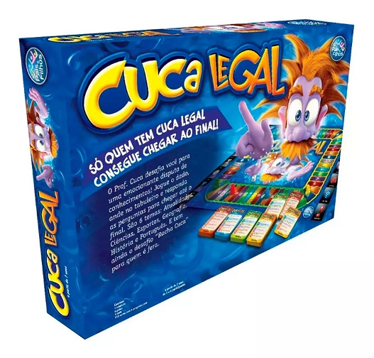 Jogo Tabuleiro De Mesa Cuca Legal Pais E Filhos Brinquedo - 2