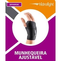 Munhequeira de Compressão Protetor Pulso Punho Ortopédica Tamanho Unico Hidrolight Ajustável Polegar - 5