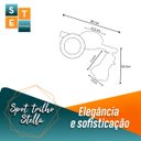 Ver imagem 6 de Spot Trilho Duplo Stella 2 Sobrepor Direcionável E-27 Preto