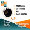 Spot Trilho Duplo Stella 2 Sobrepor Direcionável E-27 Preto - 9