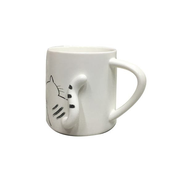 Caneca Gatinho Rabo Alto Relevo Patinha - 2