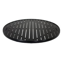 Tampo Ripado em Alumínio para Mesas de 1m de Diâmetro - Preto - 1