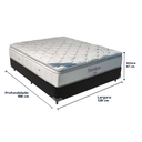 Ver imagem 5 de Colchão Casal Freedom Ortobom e Base Box Preto de Madeira Espuma
