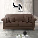 Ver mais imagens de Sofa 2 Lugares Retro Polo 180cm com Almofada Veludo 2231 Ezz 2231