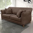 Ver imagem 7 de Sofa 2 Lugares Retro Polo 180cm com Almofada Veludo 2231 Ezz 2231