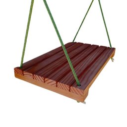 Balanço gangorra infantil madeira 50x30 suporta até 120kg - 2