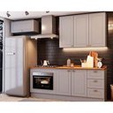 Ver imagem 1 de Cozinha Completa 6 Peças Americana 2 Aéreos 2 Balcões 2 Complementos Cz151 Cinza