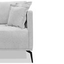 Ver imagem 6 de Poltrona Decorativa Elba Linho Rústico Grigio - Loja Sheep