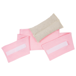 Cinta térmica herbal contra cólica de bebês - Rosa - 3