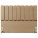 Ver imagem 3 de Kit Cabeceira Cama Box Casal King 195cm com Calçadeira Baú Dália W01 Linho Bege Escuro - Lyam