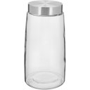 Ver imagem 1 de Pote Hermético de Vidro 2,1L Transparente 23x12x12cm Mantimentos Cozinha Tampa