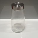 Ver imagem 3 de Pote Hermético de Vidro 2,1L Transparente 23x12x12cm Mantimentos Cozinha Tampa
