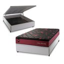 Ver imagem 1 de Conjunto Box Baú Casal Toronto Branco 138x188x73 c/ Molas Ensacadas